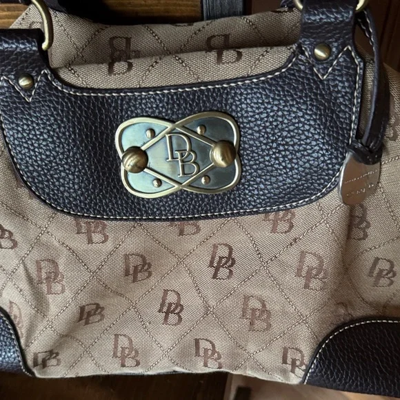 Dooney & Bourke Signature Brown and Tan Satchel - Picture 2 of 16
